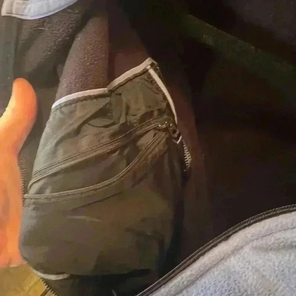 Lands End Fleece Jacket Periwinkle Full Zip size large 14-16 - Picture 4 of 8